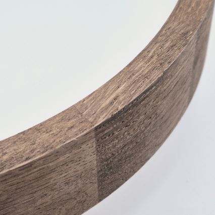 Brilagi - Luminária de Teto LED CARVALHO SLIM 2xE27/60W/230V carvalho nogueira diâmetro 37 cm