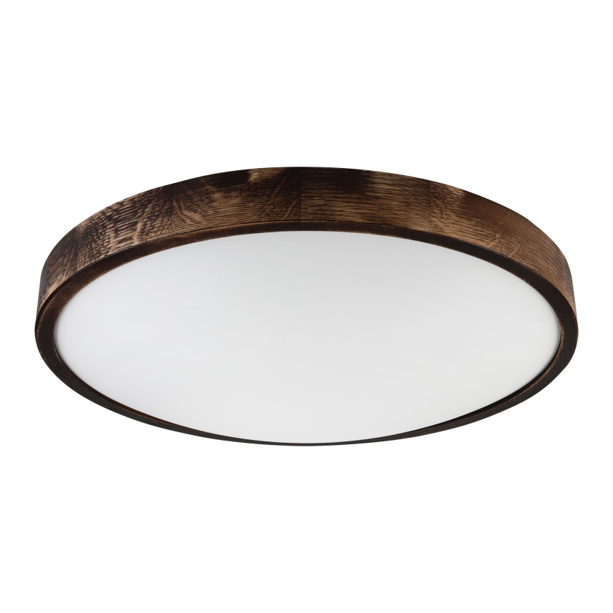 Brilagi - Luminária de teto LED CARVALHO SLIM SMOKEY LED/36W/230V, carvalho, diâmetro 47,5 cm