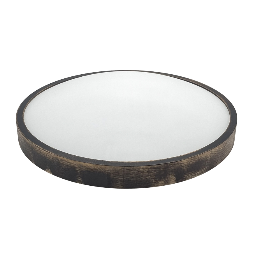 Brilagi - Luminária de teto LED CARVALHO SLIM SMOKEY LED/36W/230V, carvalho, diâmetro 47,5 cm