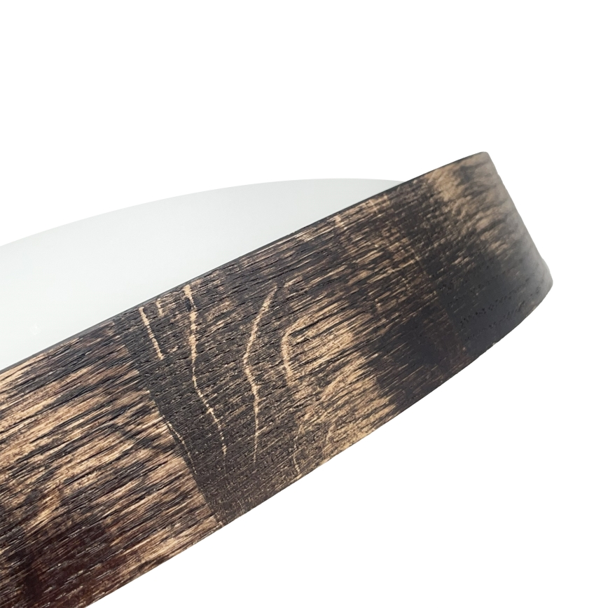 Brilagi - Luminária de teto LED CARVALHO SLIM SMOKEY LED/36W/230V, carvalho, diâmetro 47,5 cm