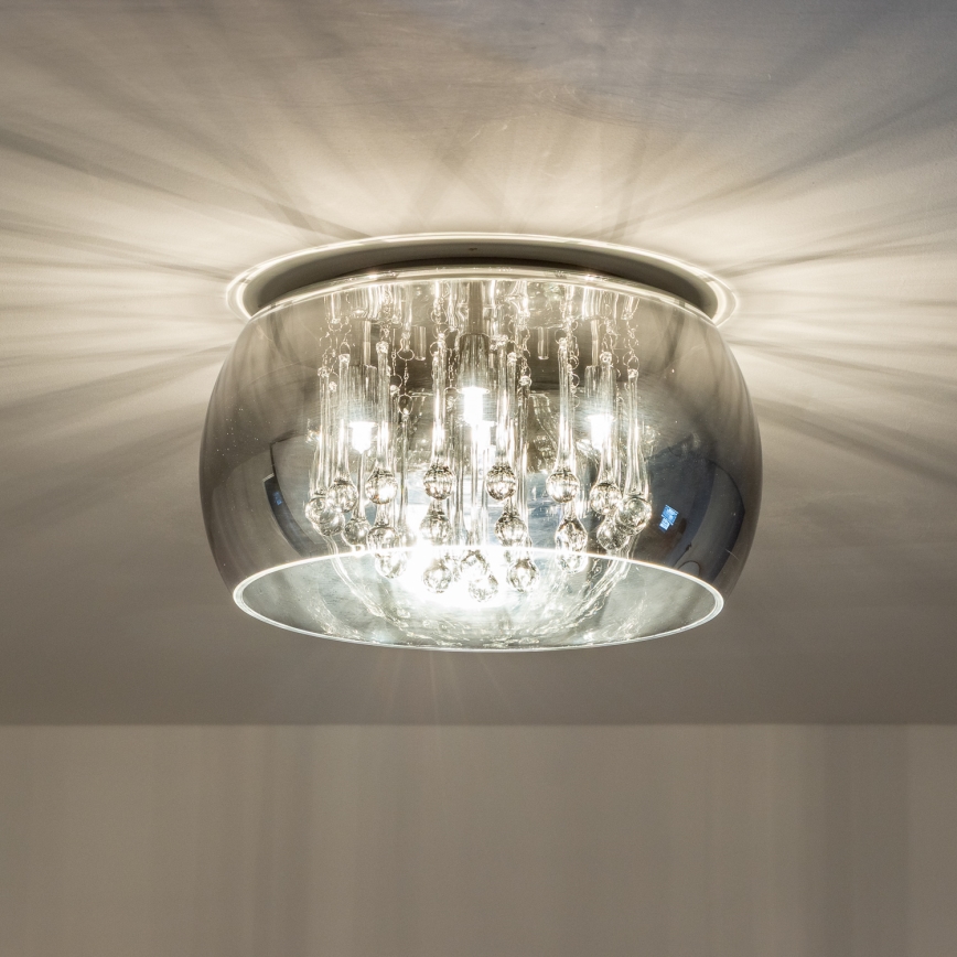 Brilagi - Candeeiro de teto LED em cristal JEWEL 5xG9/40W/230V, diâmetro 40 cm