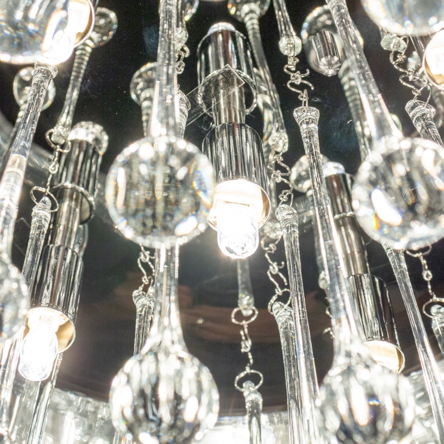 Brilagi - Candeeiro de teto LED em cristal JEWEL 5xG9/40W/230V, diâmetro 40 cm