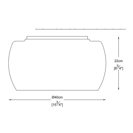 Brilagi - Candeeiro de teto LED em cristal JEWEL 5xG9/40W/230V, diâmetro 40 cm