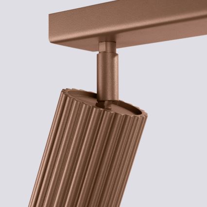 Brilagi - Luminária de teto LED CRESTO 6xGU10/10W/230V castanha