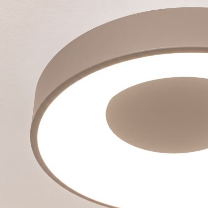 BRILAGI - Candeeiro de teto LED dimerizável FALCON II LED/67W/230V 3000-6500K Ø 40 cm bege + controlo remoto