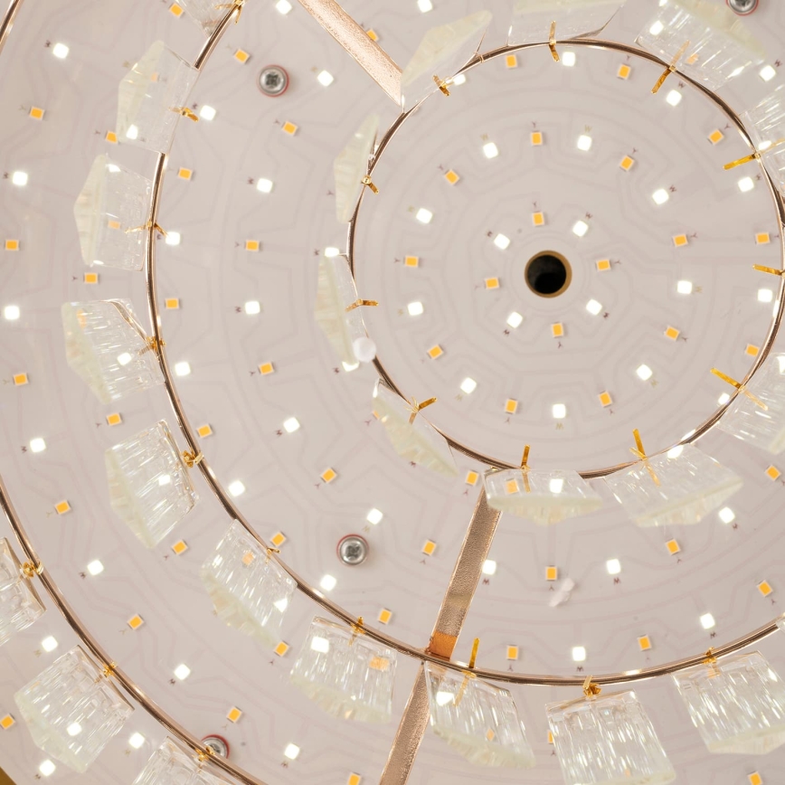 BRILAGI - Luminária de teto LED regulável SPECTRA LED/45W/230V 3000-6000K diâmetro 48 cm dourada + controlo remoto