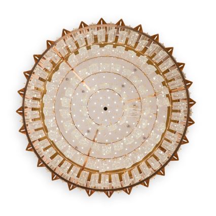BRILAGI - Luminária de teto LED regulável SPECTRA LED/45W/230V 3000-6000K diâmetro 48 cm dourada + controlo remoto