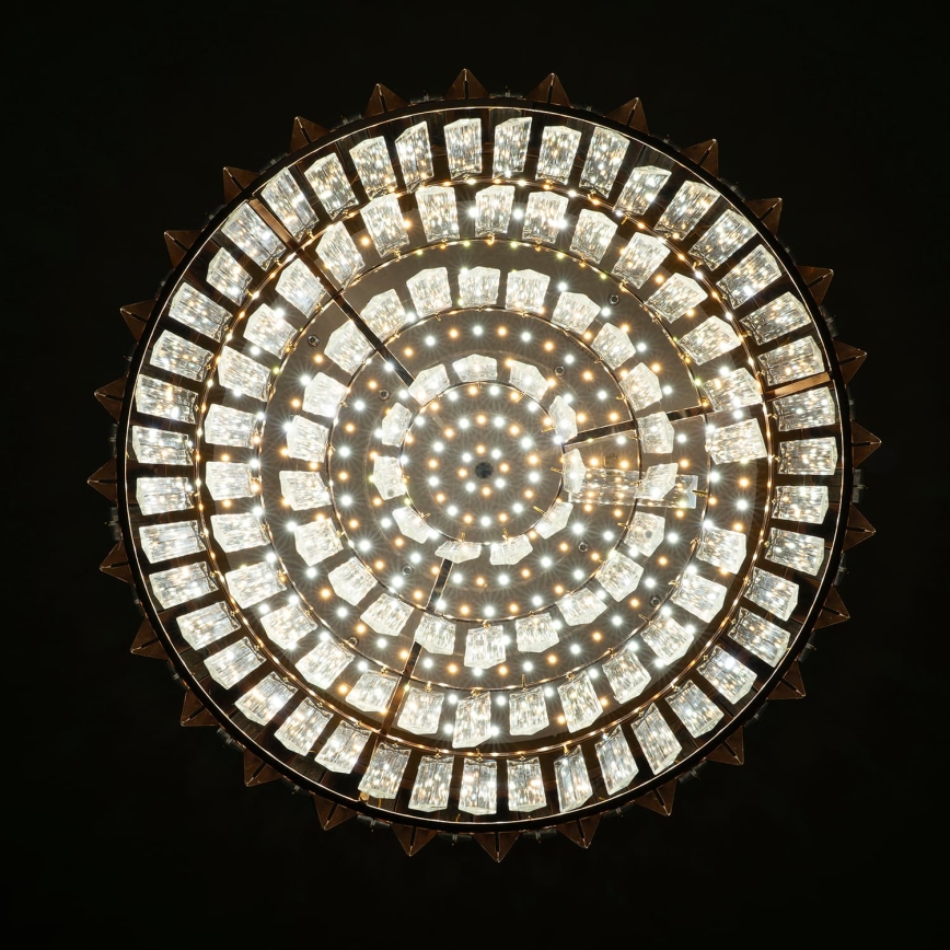 BRILAGI - Luminária de teto LED regulável SPECTRA LED/45W/230V 3000-6000K diâmetro 48 cm dourada + controlo remoto