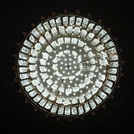 BRILAGI - Luminária de teto LED regulável SPECTRA LED/45W/230V 3000-6000K diâmetro 48 cm dourada + controlo remoto