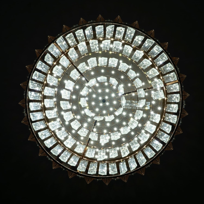 BRILAGI - Luminária de teto LED regulável SPECTRA LED/45W/230V 3000-6000K diâmetro 48 cm dourada + controlo remoto