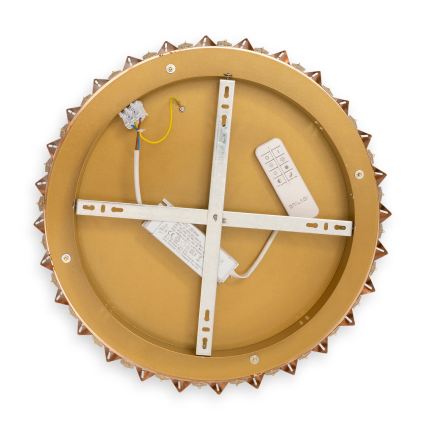 BRILAGI - Luminária de teto LED regulável SPECTRA LED/45W/230V 3000-6000K diâmetro 48 cm dourada + controlo remoto