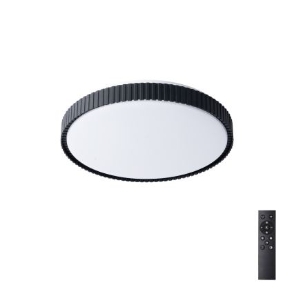 Brilagi - Plafon LED dimerizável CORVO LED/72W/230V 3000-6000K preto Ø 50 cm + comando remoto