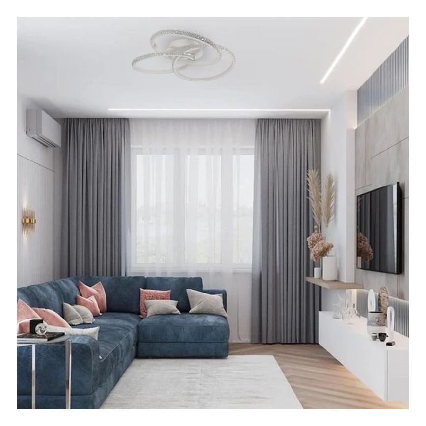 Brilagi - Candeeiro de teto LED dimável COSMOWAVE LED/70W/230V 3000-6500K + controlo remoto