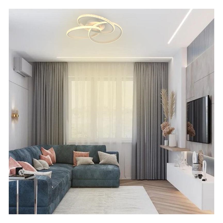 Brilagi - Candeeiro de teto LED dimável COSMOWAVE LED/70W/230V 3000-6500K + controlo remoto