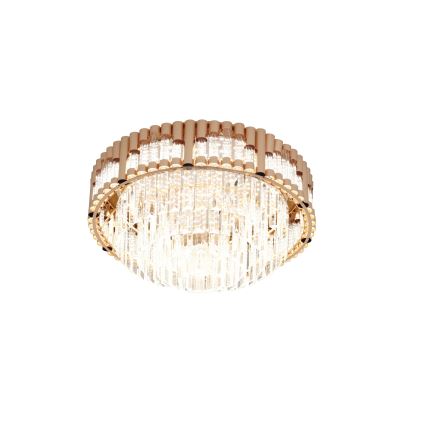 Brilagi - Luminária de teto LED dimerizável CROWN LED/41W/230V 3000-6000K Ø 48 cm dourada + comando remoto