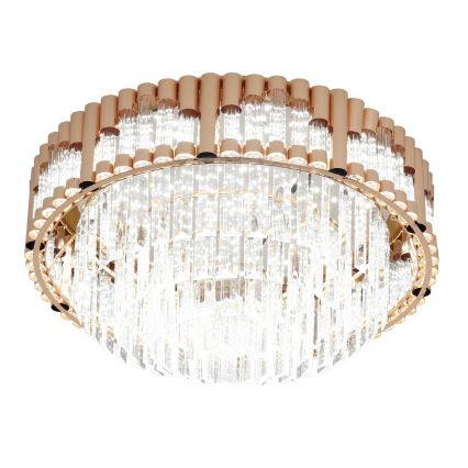 Brilagi - Luminária de teto LED dimerizável CROWN LED/41W/230V 3000-6000K Ø 48 cm dourada + comando remoto