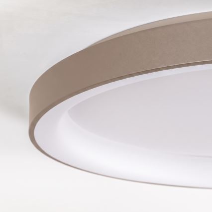 BRILAGI - Luminária de teto LED dimerizável FALCON II LED/108W/230V 3000-6500K diâmetro 80 cm branco/bege + controlo remoto