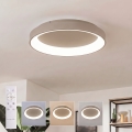 BRILAGI - luminária de teto LED dimerizável FALCON II LED/99W/230V 3000-6500K Ø 60 cm bege + controlo remoto