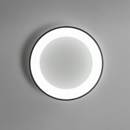 Brilagi - Candeeiro de teto LED regulável FALCON LED/80W/230V 3000-6500K Ø 60 cm preto + comando remoto
