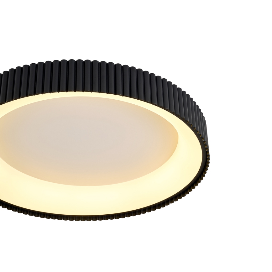 Brilagi - Luminária de teto LED dimerizável FALCON MODERN LED/30W/230V 3000-6500K Ø 40 cm preta + controlo remoto