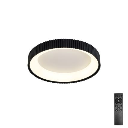 Brilagi - Luminária de teto LED dimerizável FALCON MODERN LED/30W/230V 3000-6500K Ø 40 cm preta + controlo remoto