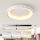 Brilagi - Luminária de teto LED dimerizável FALCON MODERN LED/54W/230V 3000-6000K 60 cm branca + controlo remoto