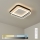 Brilagi - Luminária de teto LED dimerizável FLARE LED/43W/230V 3000-6000K 39,5x45 cm branco/preto + controlo remoto
