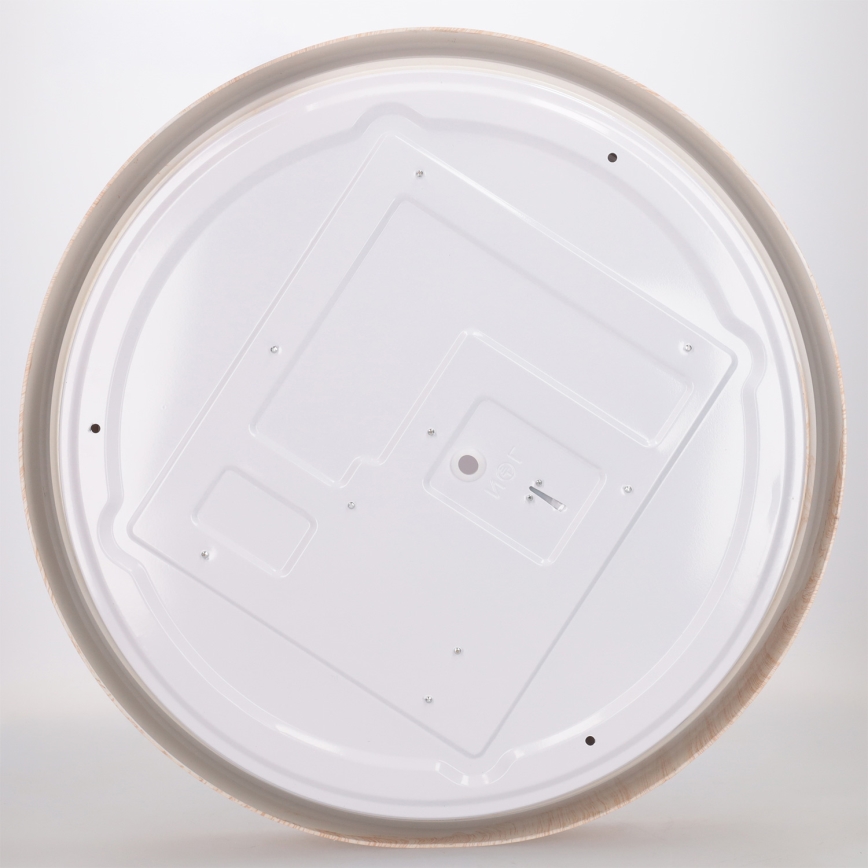 Brilagi - Candeeiro de teto LED dimerizável FLOCO LED/48W/230V Ø 40 cm acabamento em madeira/branco + comando remoto