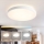 Brilagi - Luminária de teto LED dimerizável GLASS POOL DOUBLE LED/60W/230V 3000-6000K 50 cm branca + comando à distância