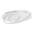 Brilagi - Luminária de teto LED dimerizável IRIS LED/78W/230V 3000-6000K 37x49 cm branca + controlo remoto