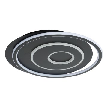 Brilagi - Luminária de teto LED dimerizável IRIS LED/83W/230V 3000-6000K 46x50 cm preta + controlo remoto