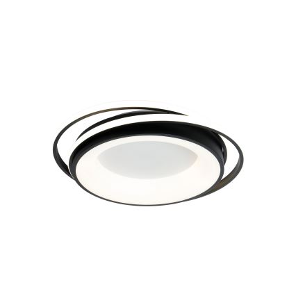 Brilagi - Candeeiro de tecto LED regulável IRIS LED/84W/230V 3000-6000K 47x51 cm preto + controlo remoto