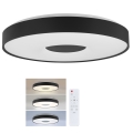 Brilagi - Luminária de teto LED dimerizável JAMIS LED/48W/230V 3000-6500K Ø 39 cm preta + + com comando remoto