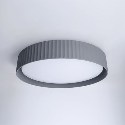 Brilagi - Candeeiro de tecto LED dimerizável LUCIA LED/48W/230V 3000-6500K Ø 41 cm cinzento + comando à distância