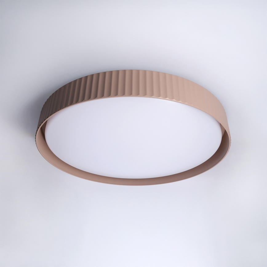 Brilagi - Candeeiro de teto LED regulável LUCIA LED/60W/230V 3000-6500K Ø 59 cm castanho + controlo remoto