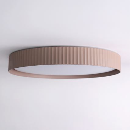 Brilagi - Candeeiro de teto LED regulável LUCIA LED/60W/230V 3000-6500K Ø 59 cm castanho + controlo remoto