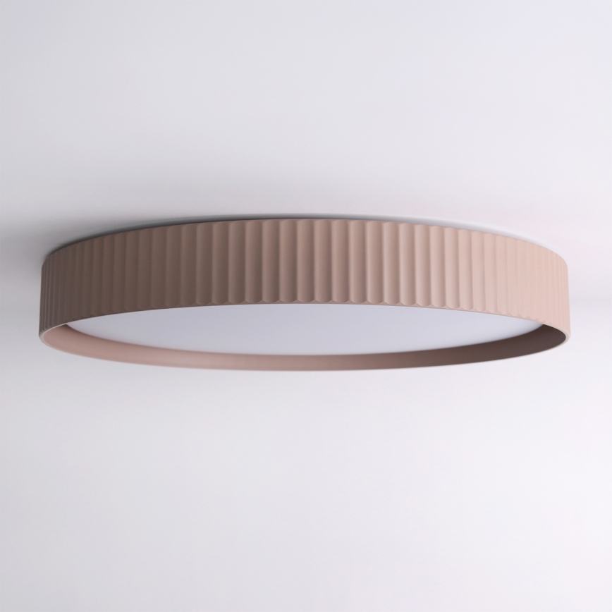 Brilagi - Candeeiro de teto LED regulável LUCIA LED/60W/230V 3000-6500K Ø 59 cm castanho + controlo remoto