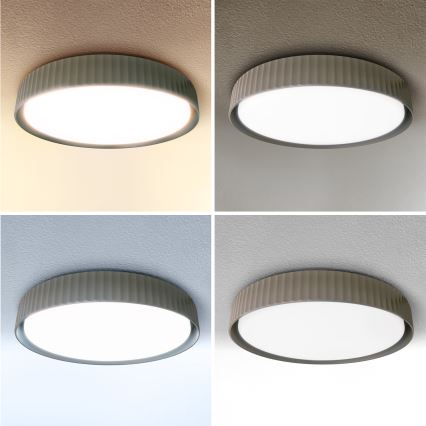 Brilagi - Candeeiro de teto LED dimerizável LUCIA LED/60W/230V 3000-6500K Ø 59 cm taupe + controlo remoto