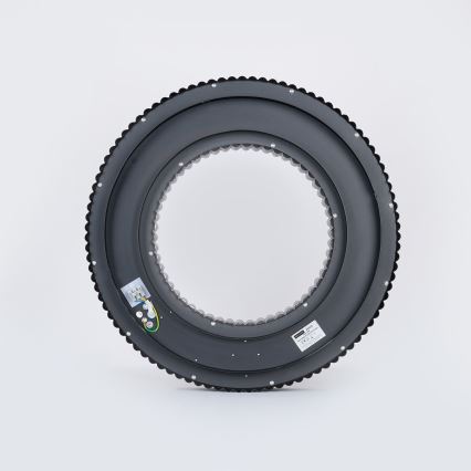 Brilagi - Candeeiro de Teto LED Regulável LUMIX LED/48W/230V 3000-6000K preto, diâmetro 50 cm + comando remoto