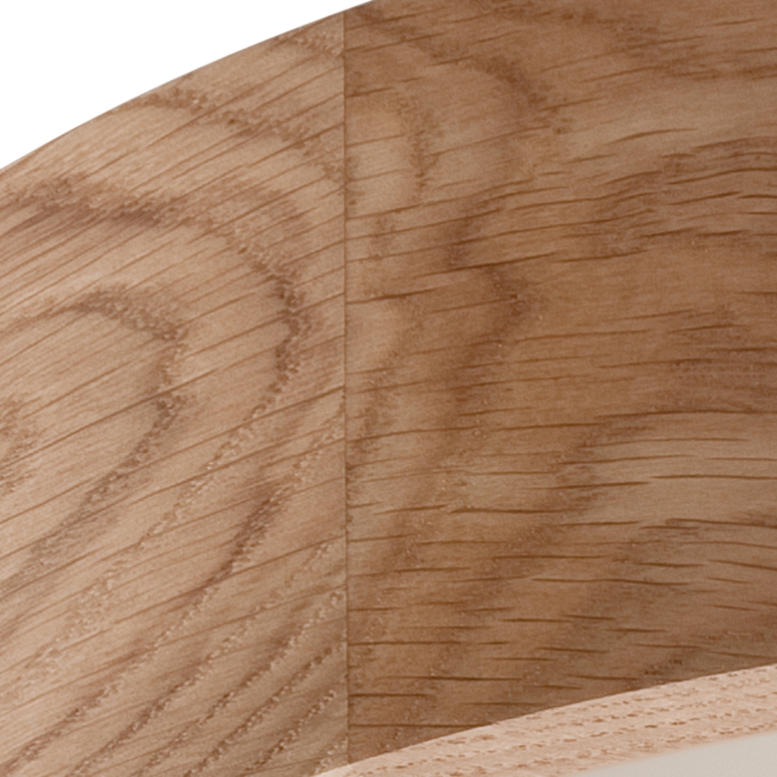 Brilagi - Candeeiro de tecto LED regulável MANAROLA LED/24W/230V Ø 42 cm 3000-6500K carvalho + controlo remoto