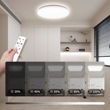 Brilagi - Luminária de teto LED dimerizável MILKY WAY LED/36W/230V 3000-6500K Ø 48 cm + controlo remoto