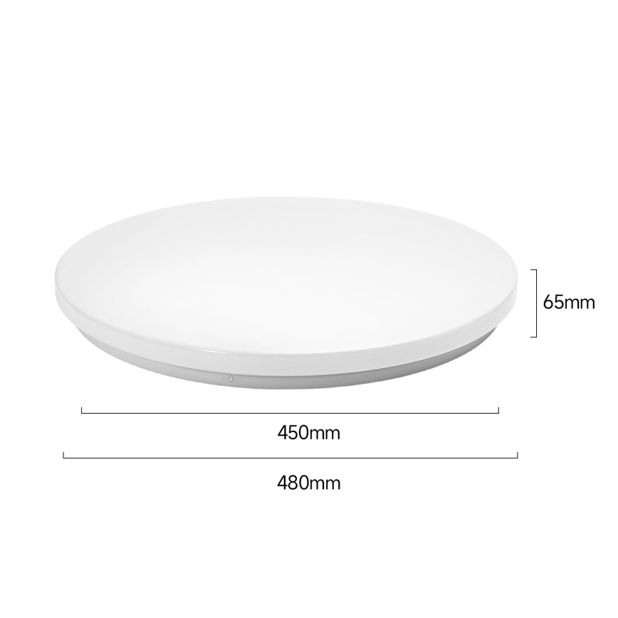 Brilagi - Luminária de teto LED dimerizável MILKY WAY LED/36W/230V 3000-6500K Ø 48 cm + controlo remoto