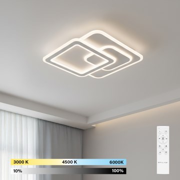 Brilagi - Luminária de teto LED dimerizável MODERN LED/80W/230V 3000-6000K 52,5x52,5 cm + controlo remoto