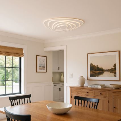 Brilagi - Candeeiro de teto LED dimerizável MODERN MAXI LED/140W/230V 3000-6000K 74x75 cm + controlo remoto