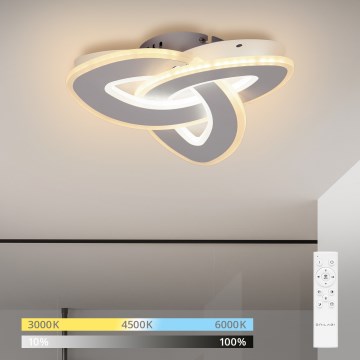BRILAGI - Luminária de teto LED dimerizável MODERN MINI LED/49W/230V 3000-6000K 30x30 cm + controlo remoto