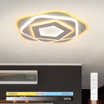 Brilagi - Luminária de teto LED dimerizável MODERN MINI LED/53W/230V 3000-6000K diâmetro 30 cm + controlo remoto