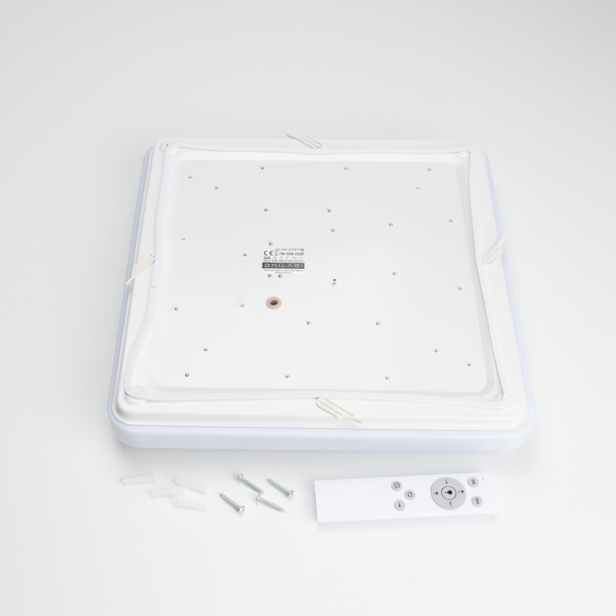 Brilagi - Candeeiro de tecto LED dimerizável OPAL LED/24W/230V 37,5x37,5 cm 3000/4000/6500K + comando remoto