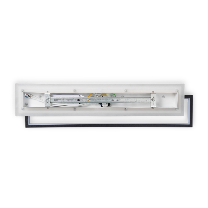 BRILAGI - Luminária de teto LED dimerizável OUTLINE LED/66W/230V 3000-6000K 15x60 cm branco/preto + controlo remoto