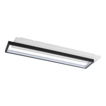 Brilagi - Luminária de teto LED dimerizável OUTLINE LED/66W/230V 3000-6000K 15x60 cm branco/preto + controlo remoto