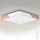 Brilagi - Luminária de teto LED dimerizável PILANA LED/60W/230V 3000-6500K carvalho/branco 56x56 cm + comando remoto